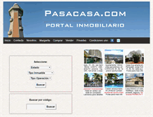 Tablet Screenshot of pasacasa.com